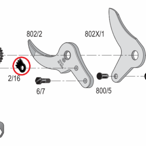 Pièce de serrage 80/16